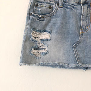 American Eagle Outfitters Skirts - American Eagle Distressed Denim Mini Skirt American Eagle Outfitters Skirts - American Eagle Distressed Denim Mini Skirt